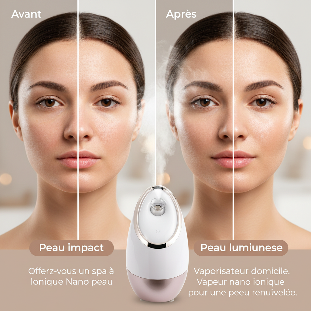 Home Use Ionic Smart Facial Steamer Electric Portable Spa Equipment Beauty Facial Steamer Machine