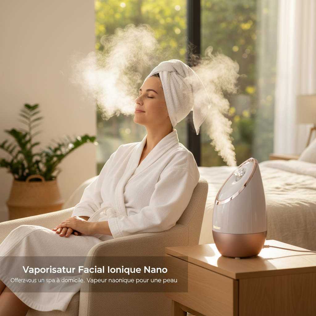 Home Use Ionic Smart Facial Steamer Electric Portable Spa Equipment Beauty Facial Steamer Machine